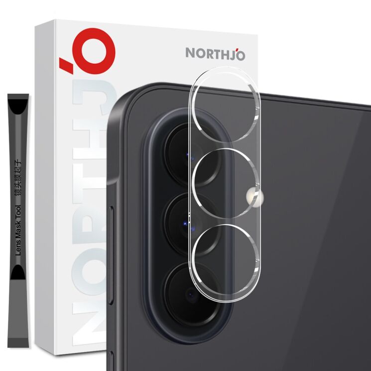 Защитное стекло на камеру NORTHJO Camera Lens Protector для Samsung Galaxy 26 FE / S25 FE (S731): фото 1 из 5