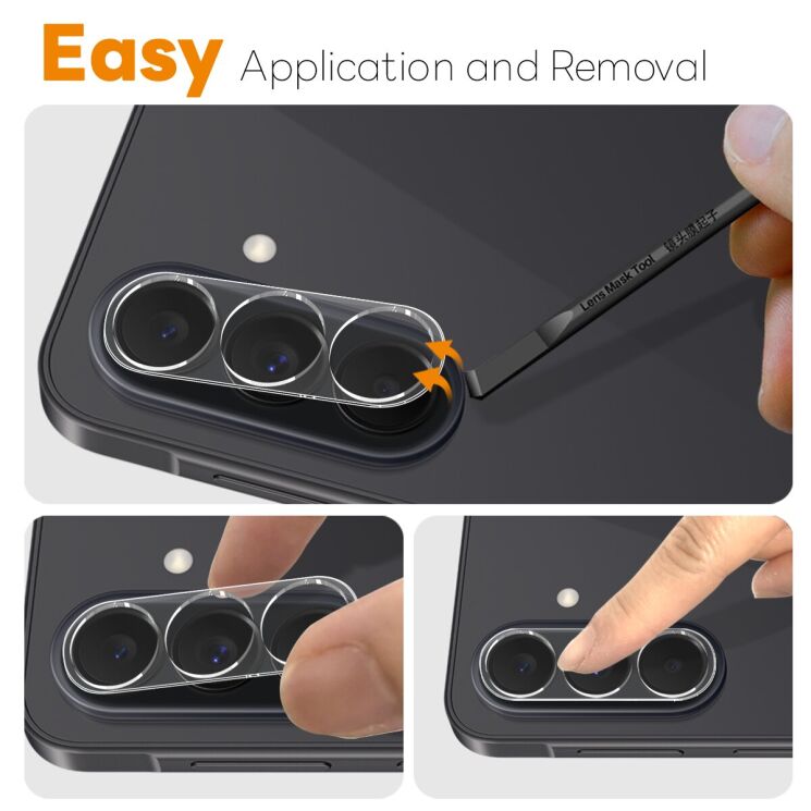 Защитное стекло на камеру NORTHJO Camera Lens Protector для Samsung Galaxy 26 FE / S25 FE (S731): фото 5 из 5