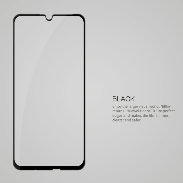 Захисне скло NILLKIN 3D CP+ для Huawei Honor 10 Lite / P Smart (2019) - Black: фото 14 з 15