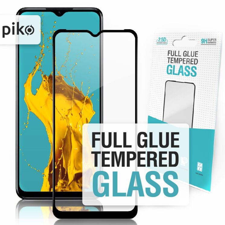 Захисне скло Piko Full Glue для Realme C35 - Black: фото 1 з 5