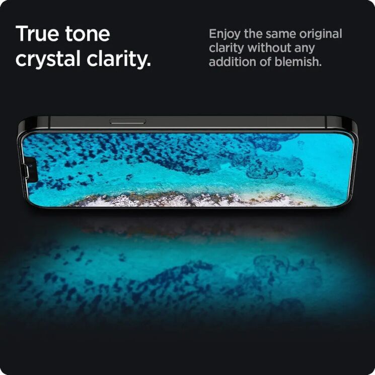 Защитное стекло Spigen (SGP) Glas.tR SLIM Privacy для Apple iPhone 13 Pro Max: фото 5 из 5