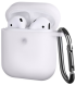 Защитный чехол 2E Pure Color Silicone (3mm) для Apple AirPods 1 / 2 - White (204513W). Фото 1 из 3