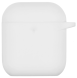 Защитный чехол 2E Pure Color Silicone (3mm) для Apple AirPods 1 / 2 - White (204513W). Фото 2 из 3