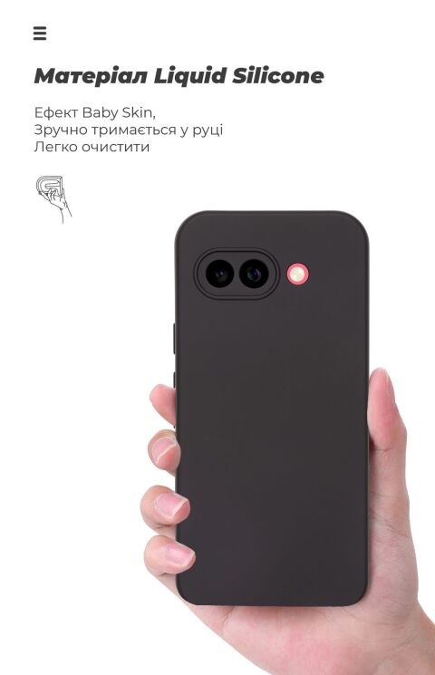Захисний чохол ArmorStandart ICON Case для Google Pixel 9a - Black: фото 7 з 8