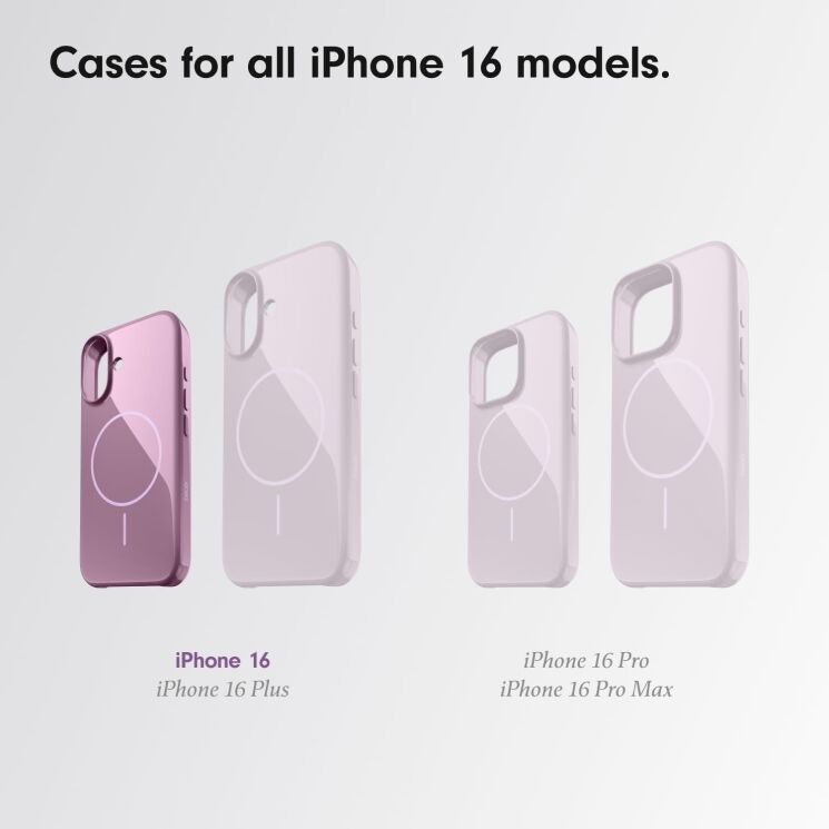 Защитный чехол Beats Case with MagSafe для iPhone 16 (MCFF4) - Sunset / Purple (366478V) Защитный чехол Beats Case with MagSafe для iPhone 16 (MCFF4) - Sunset / Purple: фото 6 из 10