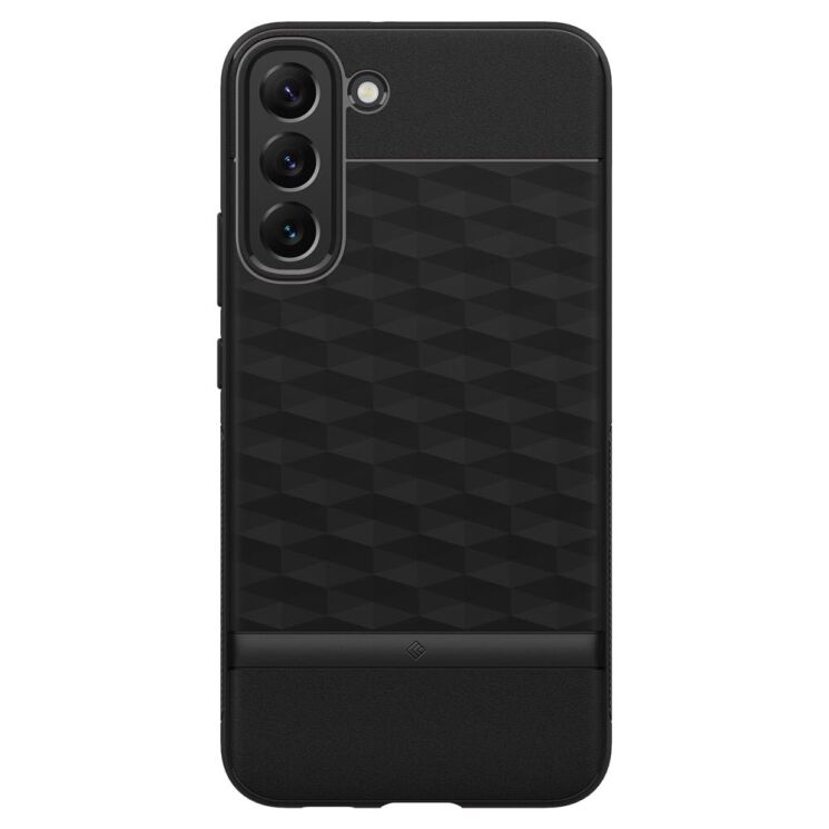 Защитный чехол Caseology Parallax by Spigen для Samsung Galaxy S22 (S901) - Matte Black: фото 3 из 17