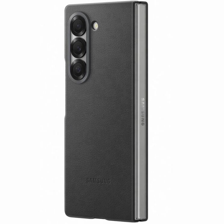 Захисний чохол Copiex Leather Cover (FF) для Samsung Galaxy Fold 6 - Gray: фото 4 з 5