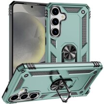 Защитный чехол Deexe Armor Case для Samsung Galaxy S25 (S931) - Blackish Green: фото 1 из 7