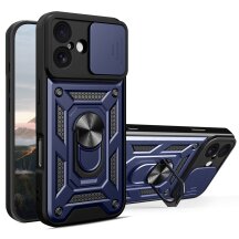 Захисний чохол Deexe Armor Shield для Apple iPhone 17 - Blue: фото 1 з 10