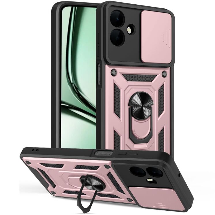 Захисний чохол Deexe Armor Shield для Samsung Galaxy A07 (A075) - Rose Gold: фото 1 з 10