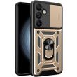 Защитный чехол Deexe Armor Shield для Samsung Galaxy S24 FE (S721) - Gold (367519F)