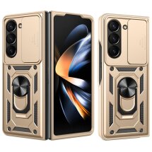 Защитный чехол Deexe Armor Shield (FF) для Samsung Galaxy Fold 7 - Gold: фото 1 из 11