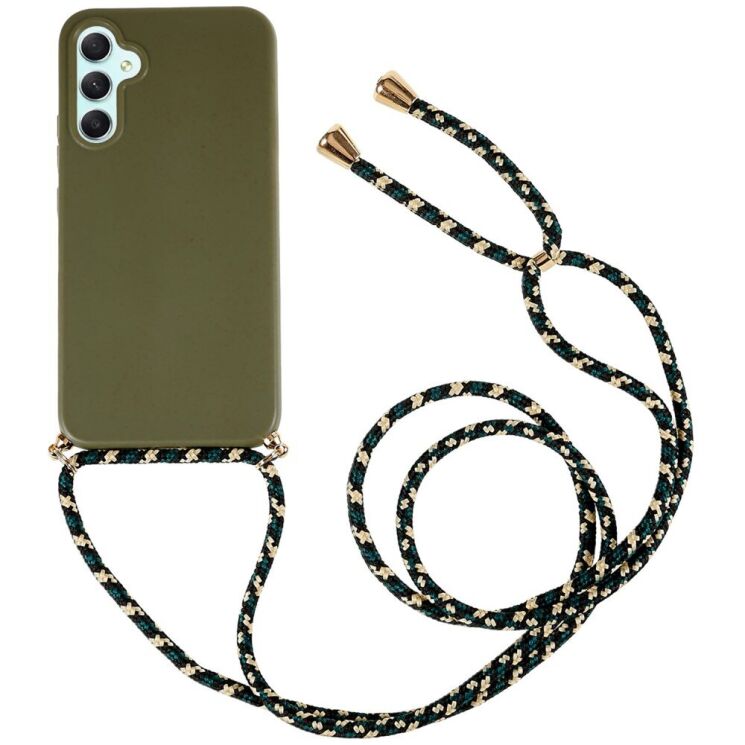 Защитный чехол Deexe Astra Case для Samsung Galaxy A35 (A356) - Army Green: фото 1 из 7