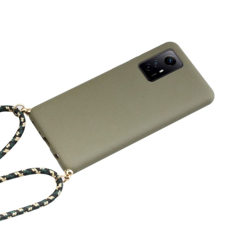 Защитный чехол Deexe Astra Case для Xiaomi Redmi Note 12S - Army Green: фото 2 из 4