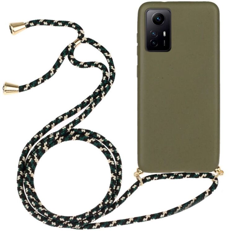 Защитный чехол Deexe Astra Case для Xiaomi Redmi Note 12S - Army Green: фото 1 из 4