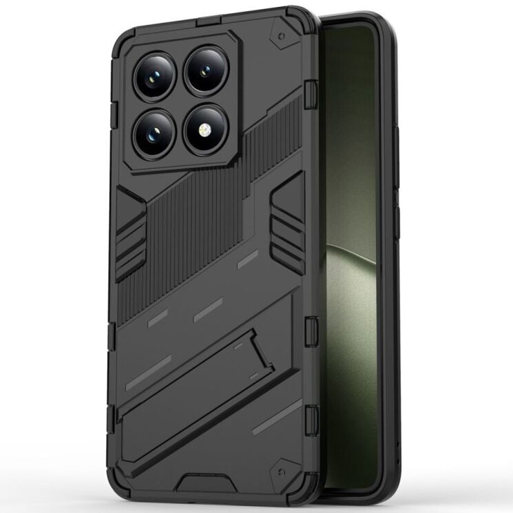 Защитный чехол Deexe Bibercas для Xiaomi 14T - Black: фото 1 из 6