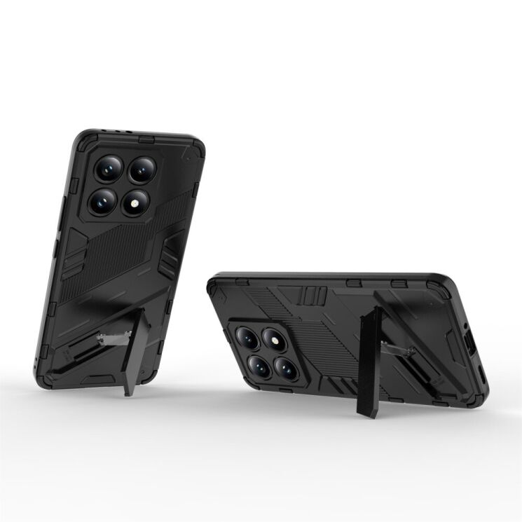 Защитный чехол Deexe Bibercas для Xiaomi 14T - Black: фото 2 из 6