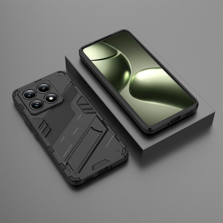 Защитный чехол Deexe Bibercas для Xiaomi 14T - Black: фото 5 из 6