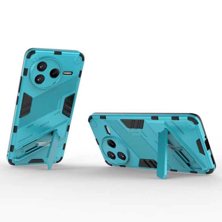 Защитный чехол Deexe Bibercas для Xiaomi Poco F7 Pro - Baby Blue: фото 3 из 8