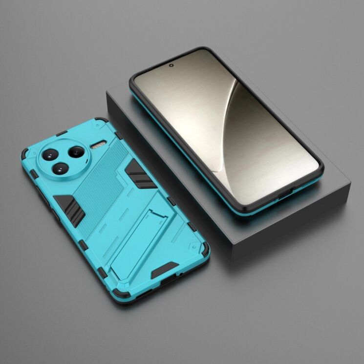 Защитный чехол Deexe Bibercas для Xiaomi Poco F7 Pro - Baby Blue: фото 6 из 8
