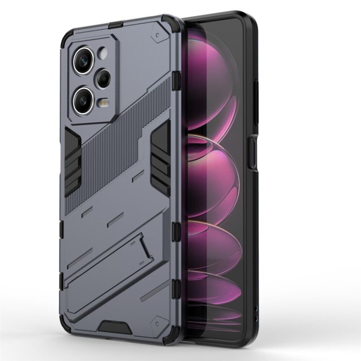 Защитный чехол Deexe Bibercas для Xiaomi Redmi Note 12 Pro 5G - Dark Blue: фото 2 из 8