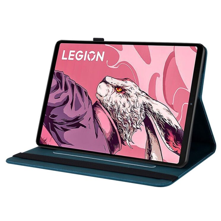 Защитный чехол Deexe Butterfly для Lenovo Legion Tab - Dark Blue: фото 3 из 11