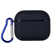 Захисний чохол Deexe Carbon Cover для Apple AirPods 3 - Blue: фото 1 з 9
