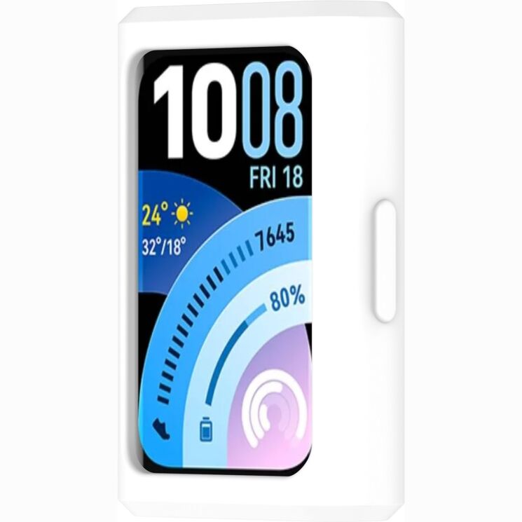 Защитный чехол Deexe Color Frame для Huawei Band 11 Pro - White: фото 5 из 8