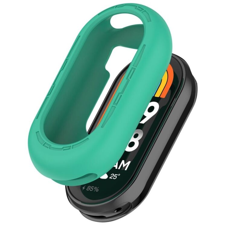 Защитный чехол Deexe Color Frame для Xiaomi Mi Smart Band 9 - Cyan: фото 1 из 8