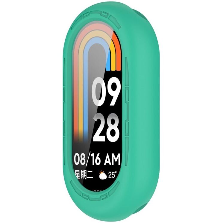 Защитный чехол Deexe Color Frame для Xiaomi Mi Smart Band 9 - Cyan: фото 6 из 8