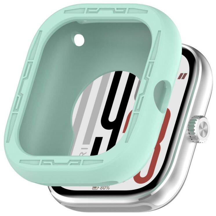 Защитный чехол Deexe Color Frame для Xiaomi Redmi Watch 5 - Teal: фото 1 из 8