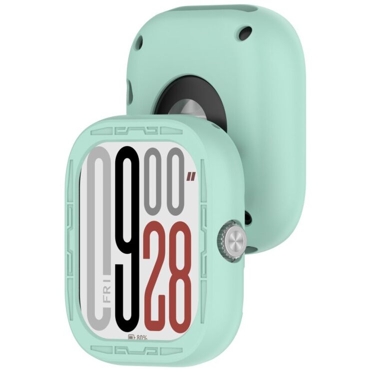 Защитный чехол Deexe Color Frame для Xiaomi Redmi Watch 5 - Teal: фото 3 из 8