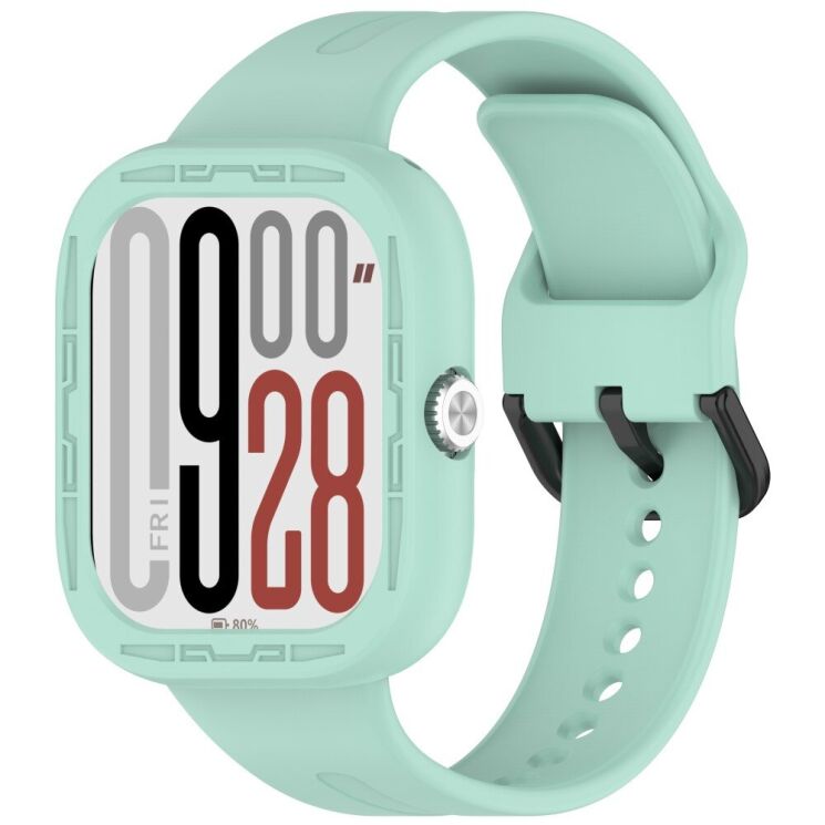 Защитный чехол Deexe Color Frame для Xiaomi Redmi Watch 5 - Teal: фото 7 из 8