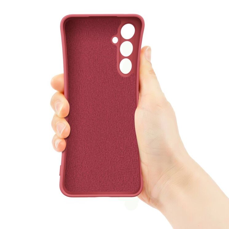 Защитный чехол Deexe Color Shell для Samsung Galaxy A25 (A256) - Wine Red: фото 4 из 8