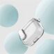 Захисний чохол Deexe Crystal Color для Apple AirPods 4 - Transparent Black (364420H). Фото 8 з 9