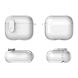 Захисний чохол Deexe Crystal Color для Apple AirPods 4 - Transparent Black (364420H). Фото 5 з 9