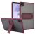 Захисний чохол Deexe Crystal Kickstand для Samsung Galaxy Tab A7 Lite (T220/T225) - Wine Red: фото 1 з 12
