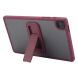 Захисний чохол Deexe Crystal Kickstand для Samsung Galaxy Tab A7 Lite (T220/T225) - Wine Red (252151WR). Фото 2 з 12