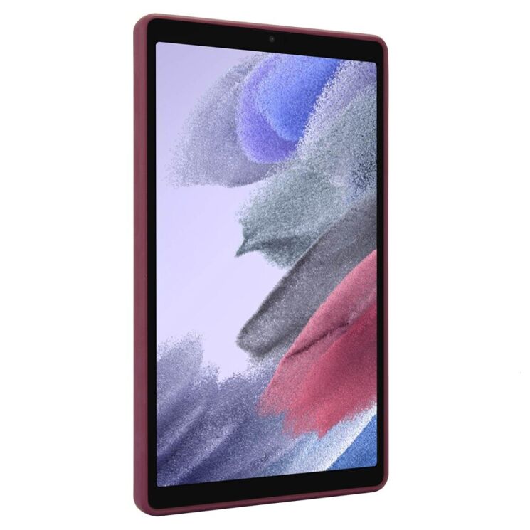 Захисний чохол Deexe Crystal Kickstand для Samsung Galaxy Tab A7 Lite (T220/T225) - Wine Red: фото 6 з 12