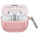Захисний чохол Deexe Crystal Shield для Samsung Galaxy Buds 3 / Buds 3 Pro - Transparent Pink (360917P). Фото 1 з 7