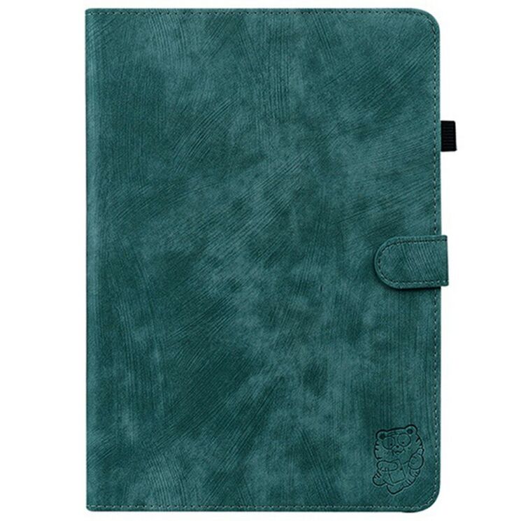 Защитный чехол Deexe Cute Tiger для TECNO Megapad 11 - Green: фото 5 из 7
