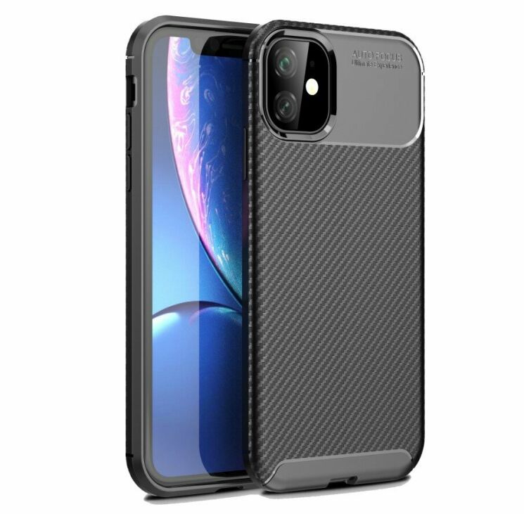 Захисний чохол Deexe Fusion для iPhone 11 - Black: фото 1 з 19
