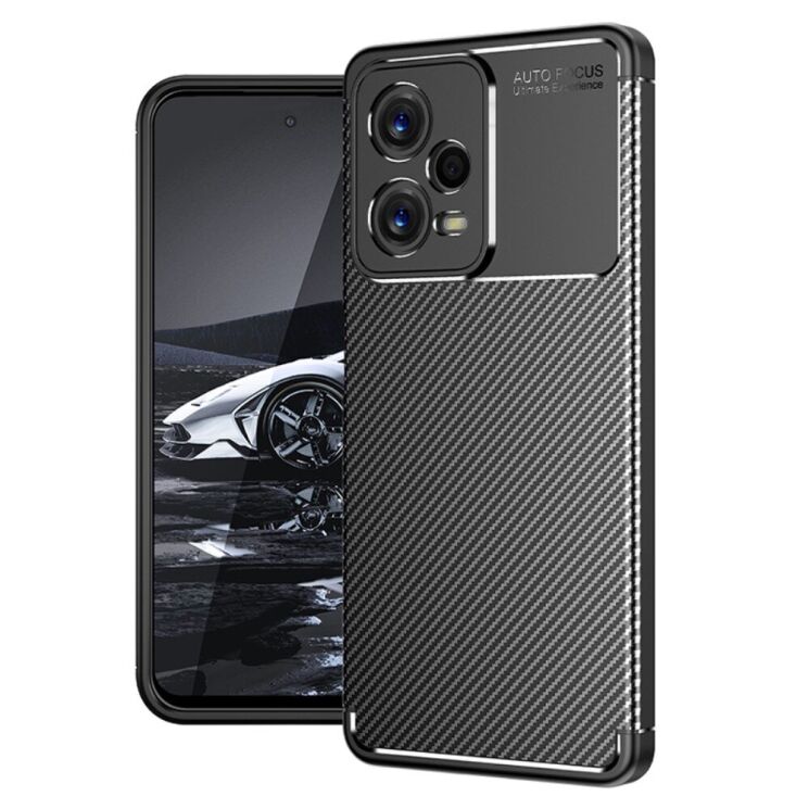 Защитный чехол Deexe Fusion для Xiaomi Redmi Note 12 Pro 5G - Black: фото 1 из 9