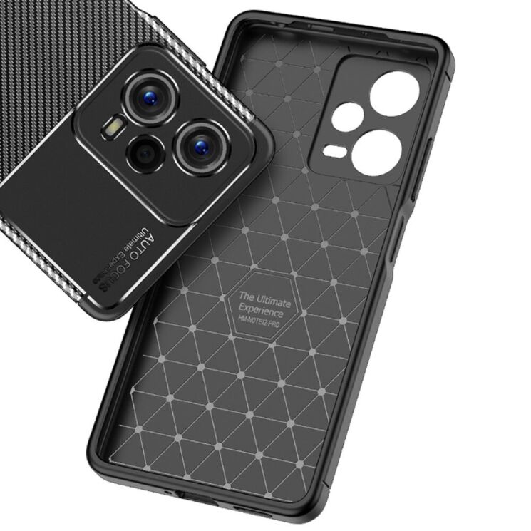Защитный чехол Deexe Fusion для Xiaomi Redmi Note 12 Pro 5G - Black: фото 4 из 9