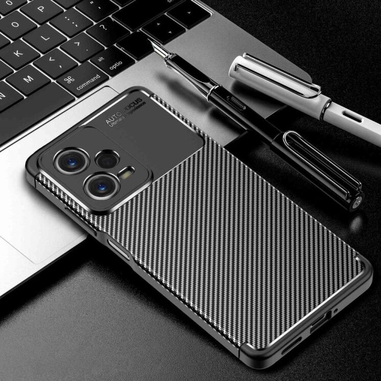 Защитный чехол Deexe Fusion для Xiaomi Redmi Note 12 Pro 5G - Black: фото 9 из 9