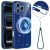Захисний чохол Deexe Glitter Case with MagSafe для iPhone 18 Pro / 17 Pro - Blue: фото 1 з 7