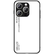 Защитный чехол Deexe Gradient Color для Apple iPhone 16 Pro Max - White: фото 1 из 6