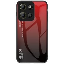 Защитный чехол Deexe Gradient Color для Motorola Moto G15 - Red / Black: фото 1 из 10