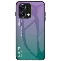 Захисний чохол Deexe Gradient Color для OPPO A6 / A6 Pro - Purple: фото 1 з 7