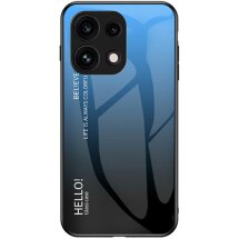 Защитный чехол Deexe Gradient Color для OPPO Reno 16 F - Blue / Black: фото 1 из 7